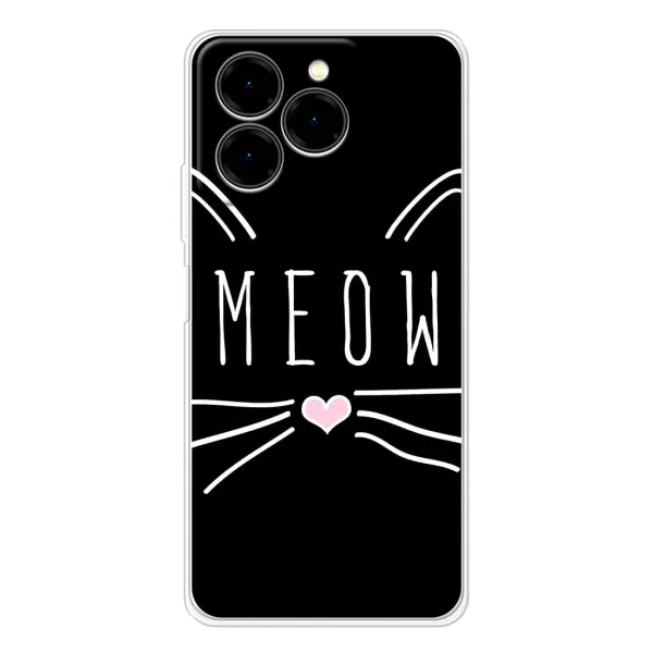 Чехол с рисунком «КОТИК MEOW» для Ulefone Note 20 Pro Чехол с рисунком «КОТИК MEOW» для Ulefone Note 20 Pro