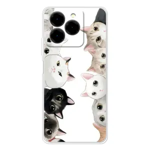 Силиконовый чехол с котиком для Ulefone Note 20 Pro (Коты)