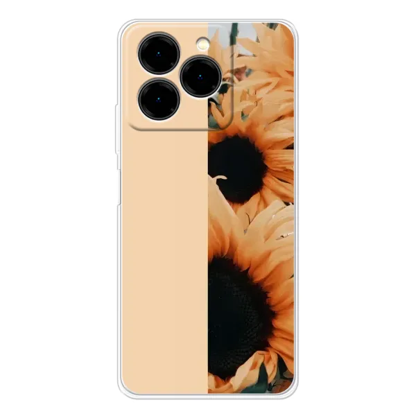 Чехол с рисунком «Красивые подсолнухи» для Ulefone Note 20 Pro Чехол с рисунком «Красивые подсолнухи» для Ulefone Note 20 Pro