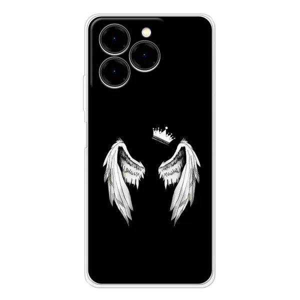 Чехол с рисунком «Крылья и корона» для Ulefone Note 20 Pro Чехол с рисунком «Крылья и корона» для Ulefone Note 20 Pro