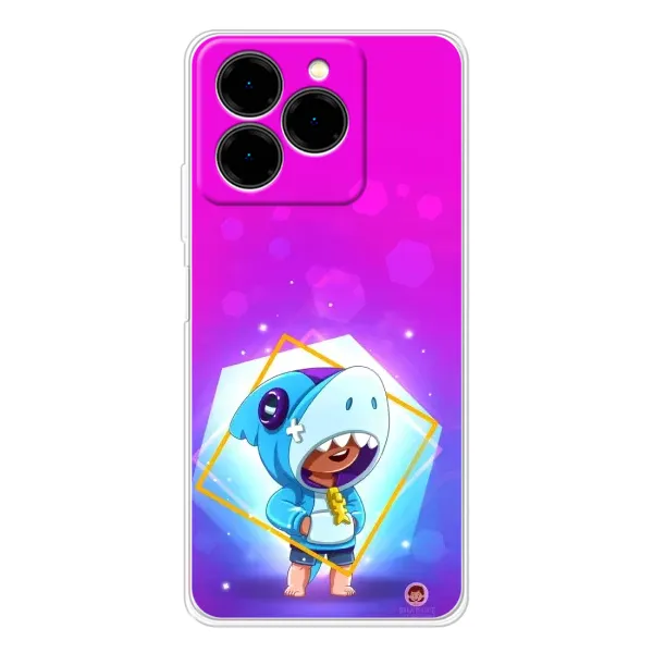 Чехол с рисунком «Леон в костюме Акулы» для Ulefone Note 20 Pro