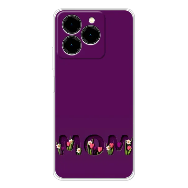 Чехол с рисунком «Мама с цветами» для Ulefone Note 20 Pro