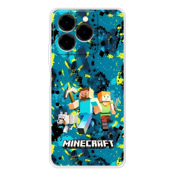 Чехол с рисунком «Майнкрафт» для Ulefone Note 20 Pro Чехол с рисунком «Майнкрафт» для Ulefone Note 20 Pro