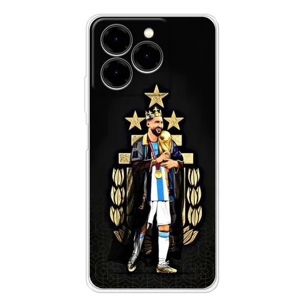 Чехол с рисунком «Месси король» для Ulefone Note 20 Pro Чехол с рисунком «Месси король» для Ulefone Note 20 Pro