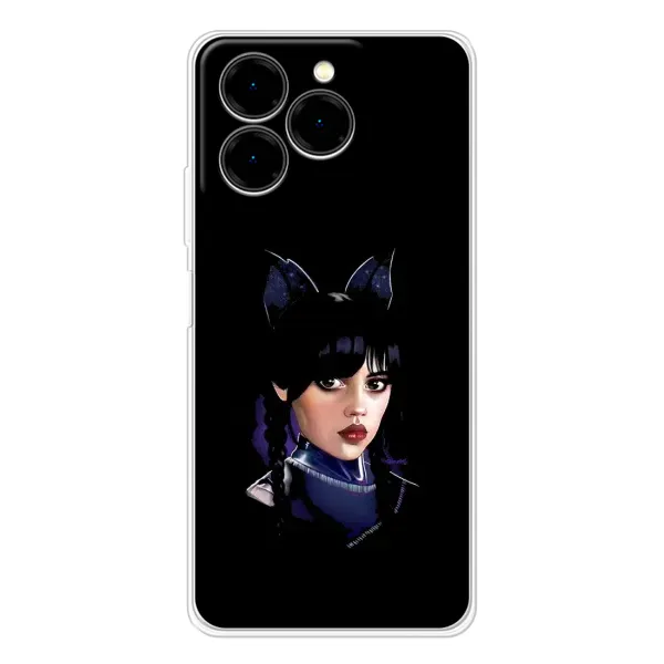Чехол с рисунком «Милая Уэнсдей» для Ulefone Note 20 Pro Чехол с рисунком «Милая Уэнсдей» для Ulefone Note 20 Pro