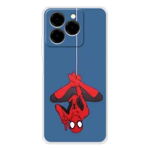 Чохол Супергерой Людина Павук на Ulefone Note 20 Pro (На павутині)