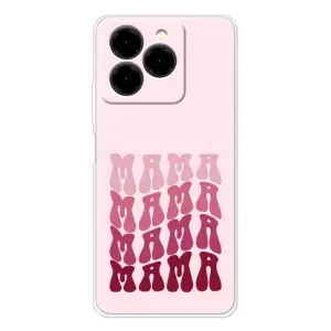 Чехол с рисунком «Надпись мама» для Ulefone Note 20 Pro