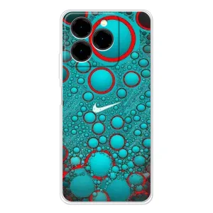 Силіконовый Чохол на Ulefone Note 20 Pro з картинкою НАЙК (Найк зелений)