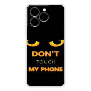 Чехол с Прикольным принтом на Ulefone Note 20 Pro (Не трогай мой телефон)