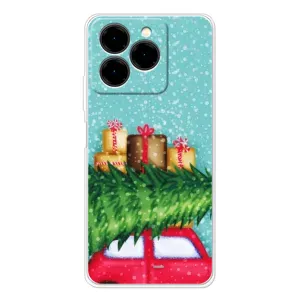 Чехол Новогодняя Елка на Ulefone Note 20 Pro (Новогодние подарки)