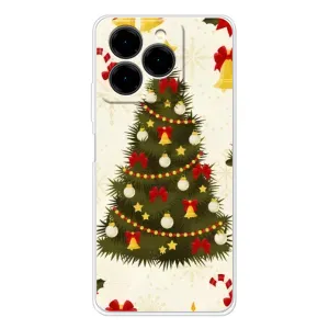 Чехол Новогодняя Елка на Ulefone Note 20 Pro (Новогодний принт)