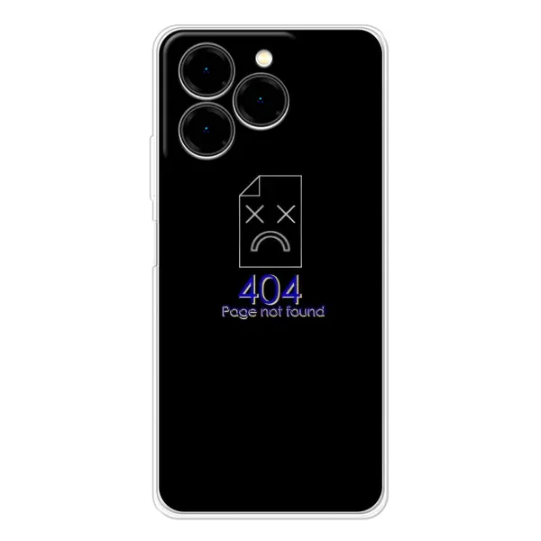 Чехол с рисунком «Ошибка 404» для Ulefone Note 20 Pro