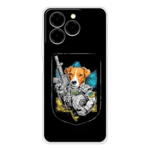 Чехол с принтом для Ulefone Note 20 Pro (Патрон Воин)