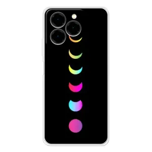 Чохол (ТПУ) з планетами на Ulefone Note 20 Pro (Повнолуння)
