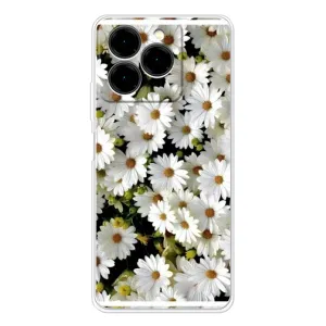 Чехол с ромашками на Ulefone Note 20 Pro (Рамка в ромашках)