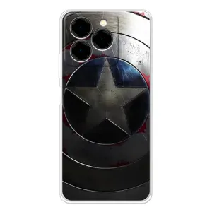 Чохол с Щітом Капітана Америки на Ulefone Note 20 Pro (Ретро Щит Капітана)