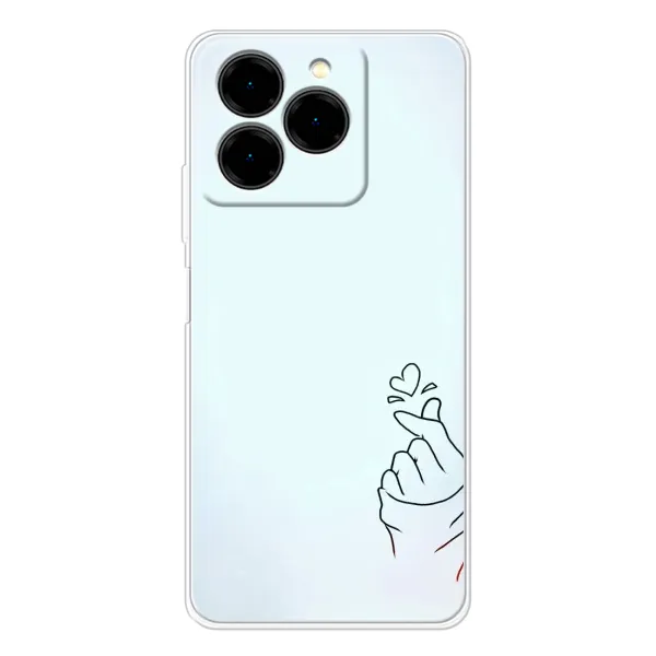 Чехол с рисунком «Сердце на голубом» для Ulefone Note 20 Pro Чехол с рисунком «Сердце на голубом» для Ulefone Note 20 Pro