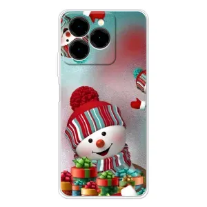 Чехлы на Новый Год Ulefone Note 20 Pro (Снеговик в шапке)