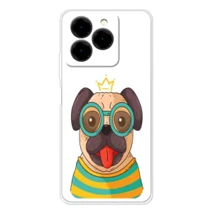 Бампер для Ulefone Note 20 Pro с картинкой "Песики" (Собака Король)