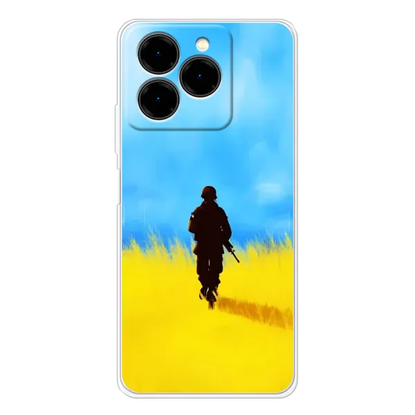 Чехол с рисунком «Солдат в поле» для Ulefone Note 20 Pro Чехол с рисунком «Солдат в поле» для Ulefone Note 20 Pro