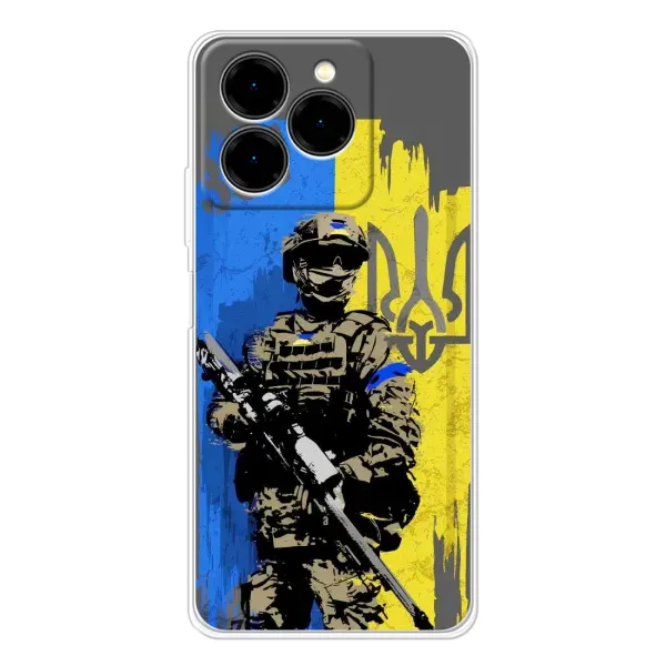 Чехол с рисунком «Солдат ЗСУ» для Ulefone Note 20 Pro Чехол с рисунком «Солдат ЗСУ» для Ulefone Note 20 Pro