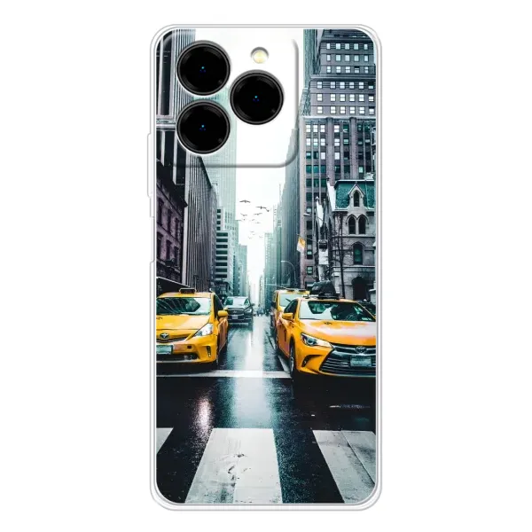 Чехол с рисунком «Такси» для Ulefone Note 20 Pro Чехол с рисунком «Такси» для Ulefone Note 20 Pro