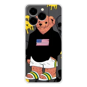Чехлы Мишка Тедди для Ноте 20 Про (Teddy USA)