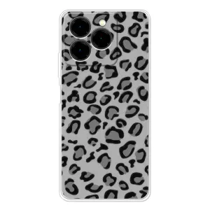 Чехол с леопардовым принтом на Ulefone Note 20 Pro (Темный леопрад)