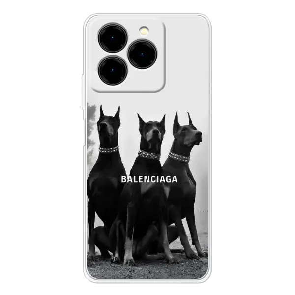 Чехол с рисунком «Три добермана» для Ulefone Note 20 Pro Чехол с рисунком «Три добермана» для Ulefone Note 20 Pro