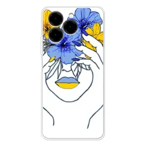 Чохол на Ulefone Note 20 Pro (Український дизайн) (Українка на всю голову)