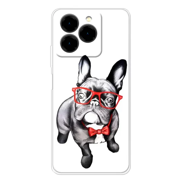 Чехол с рисунком «В очках» для Ulefone Note 20 Pro