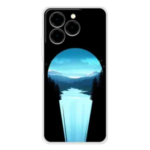 Літній Чохол на Ulefone Note 20 Pro (Синій Водоспад)