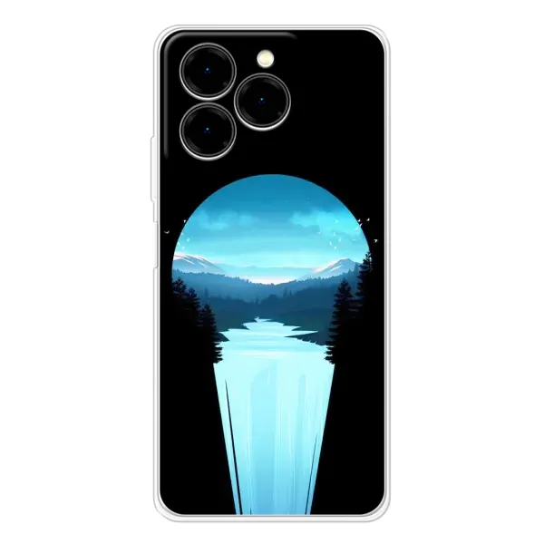 Чохол з малюнком «Синій Водоспад» для Ulefone Note 20 Pro