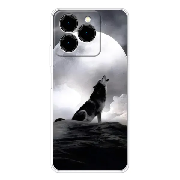 Чехол с рисунком «Волк и луна» для Ulefone Note 20 Pro Чехол с рисунком «Волк и луна» для Ulefone Note 20 Pro