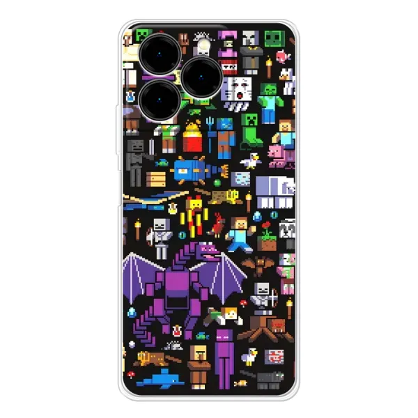Чехол с рисунком «Все персонажи» для Ulefone Note 20 Pro