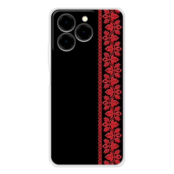 Чохол з малюнком «Вишиванка на чорному» для Ulefone Note 20 Pro Чохол з малюнком «Вишиванка на чорному» для Ulefone Note 20 Pro