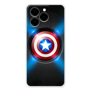 Чохол с Щітом Капітана Америки на Ulefone Note 20 Pro (Яскраий Щит Капітана)