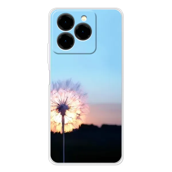 Чехол с рисунком «Закат с одуванчиком» для Ulefone Note 20 Pro Чехол с рисунком «Закат с одуванчиком» для Ulefone Note 20 Pro