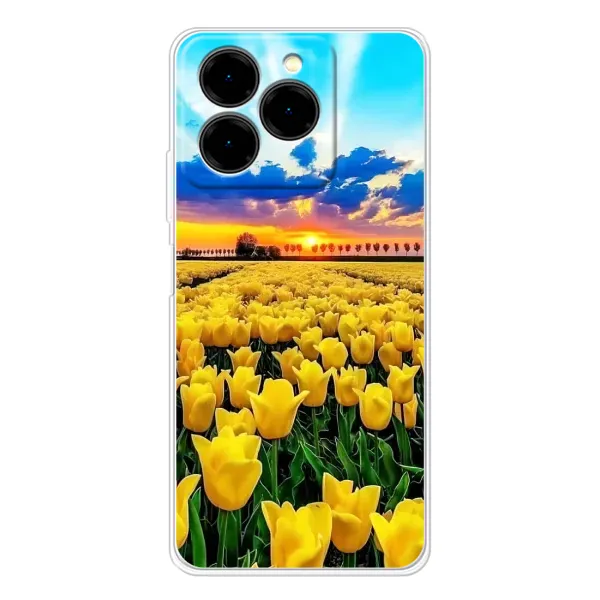 Чехол с рисунком «Желтые тюльпаны» для Ulefone Note 20 Pro Чехол с рисунком «Желтые тюльпаны» для Ulefone Note 20 Pro