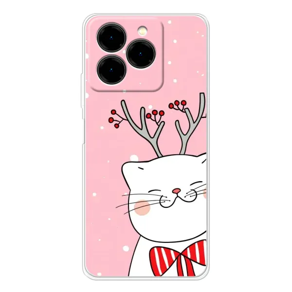Чехол с рисунком «Зимний кот» для Ulefone Note 20 Pro Чехол с рисунком «Зимний кот» для Ulefone Note 20 Pro