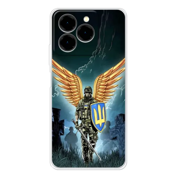 Чехол с рисунком «ЗСУ з крильями» для Ulefone Note 20 Pro