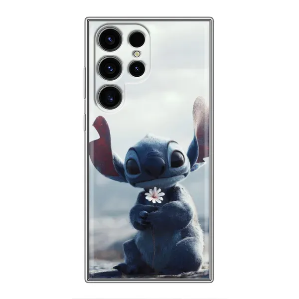 Чехол с рисунком «Стич с цветочком» для Ulefone Note 22