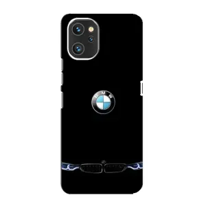 Силіконовий бампер з картинкою машини на Umidigi A13 Pro (Чорний BMW)