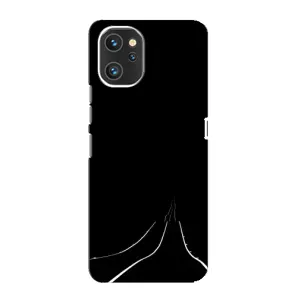 Чехол с картинками на черном фоне для Umidigi A13 Pro (Дорога)