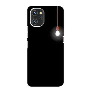 Чехол с картинками на черном фоне для Umidigi A13 Pro (Лампочка)