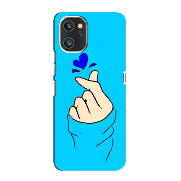 Чехол с рисунком «Сердце на синем» для UMIDIGI A13 Pro Чехол с рисунком «Сердце на синем» для UMIDIGI A13 Pro