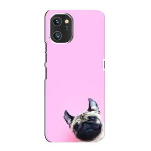 Бампер для Umidigi A13 Pro з картинкою "Песики" (Собака на рожевому)