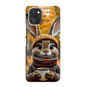 Друкований чохол 'Звірята з кавою' для Umidigi A13 Pro (Зайчик з кавою)