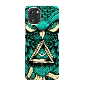 Чохли з принтом СОВИ для Umidigi A13 Pro (Зелена сова)