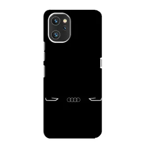 Силиконовый бампер с картинкой машины на Umidigi A13 (Силует Audi)